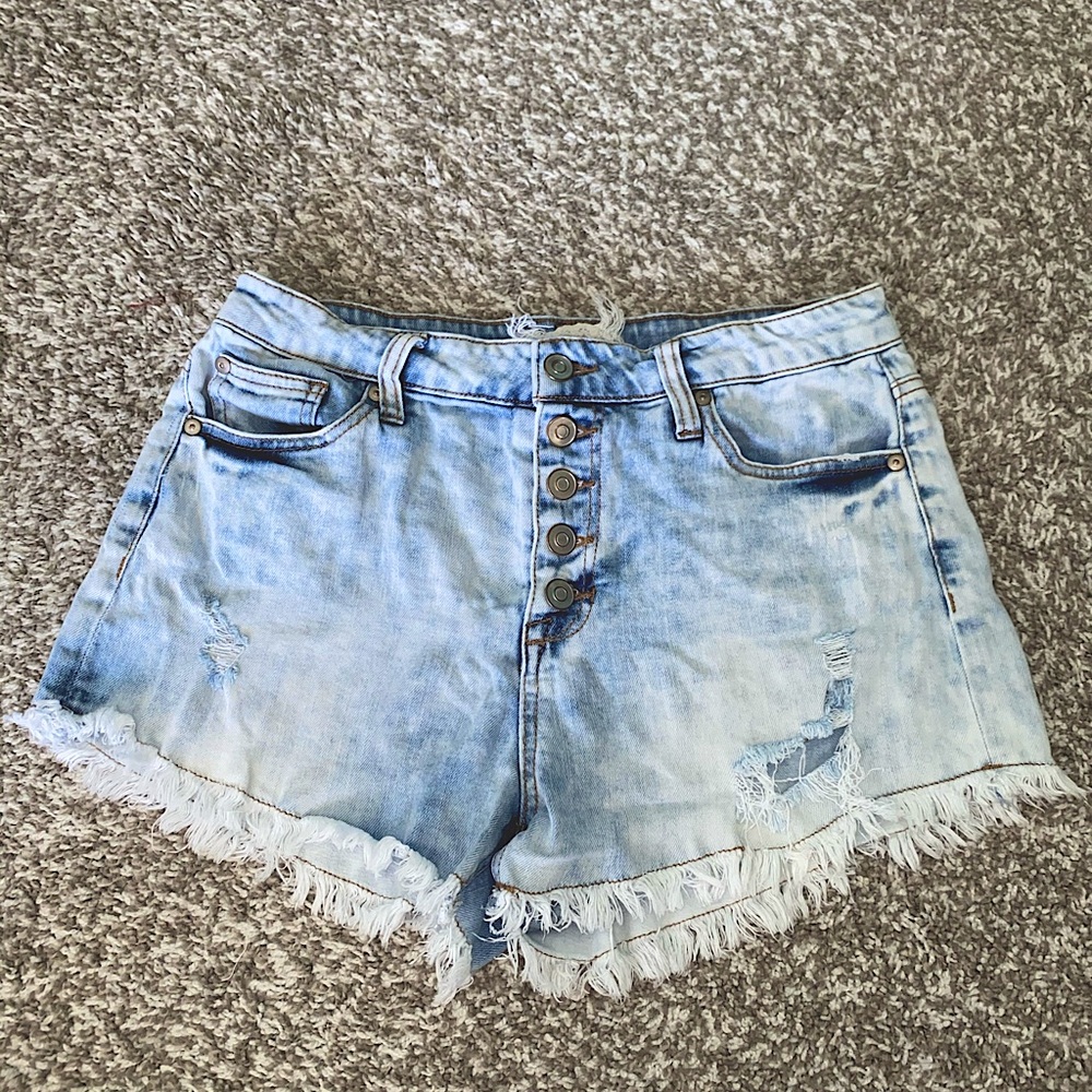 Altar’d state high rise jean shorts